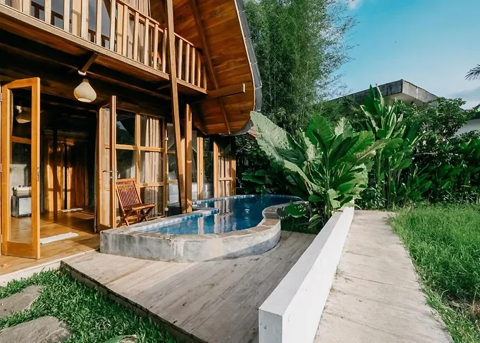 Zen Retreat With Ricefield And Mountain View With Pool Chalet *